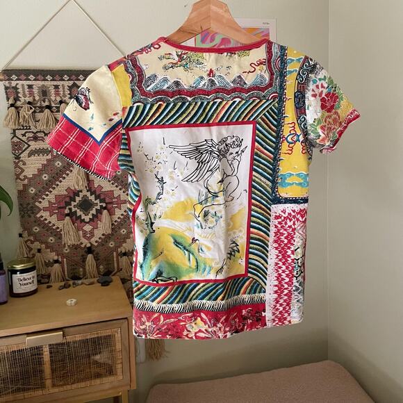 VIVIENNE TAM archive angels baby tee vintage 90s rare | size xs/s - Picture 4 of 5